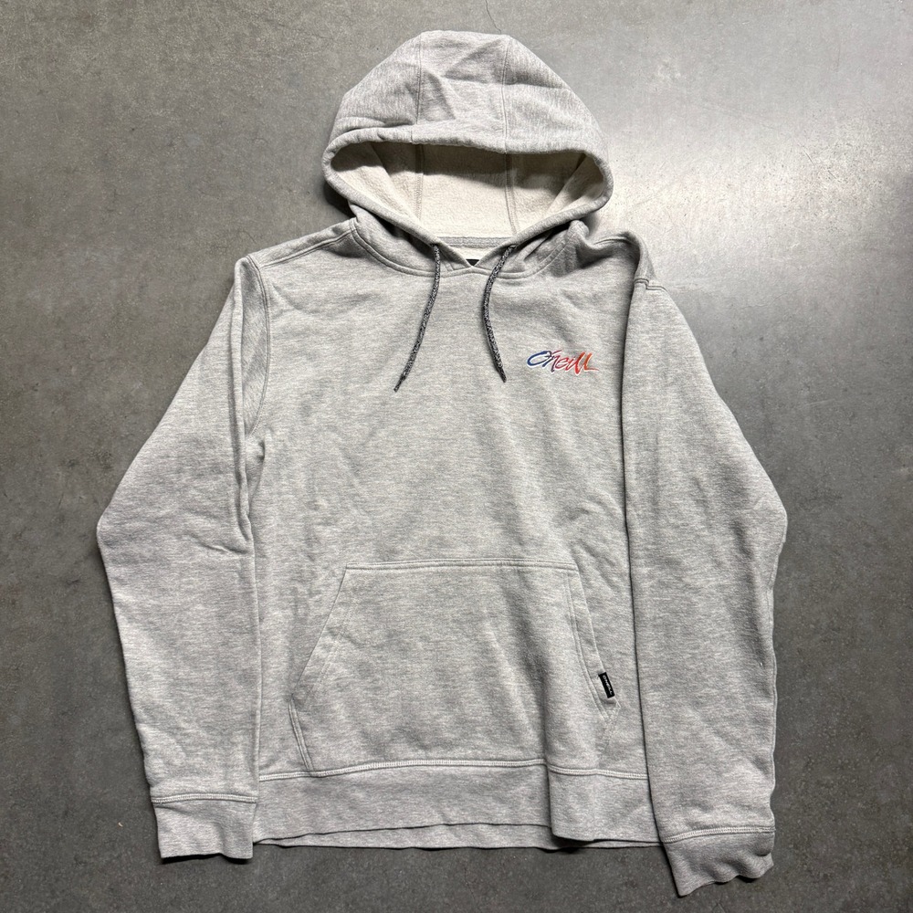ONeill Mens Gray Graphic Pullover Hoodie Sweatshirt Size Medium Standard Fit